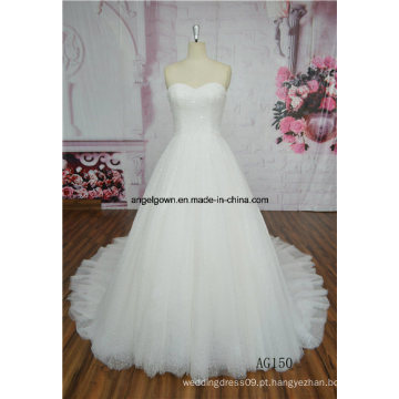 New Style Querida Tulle Fabric Moda vestido de baile